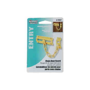 Prime-Line Defender Security Entry Doorguard Brass
