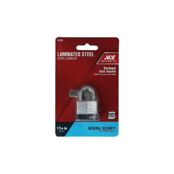 Ace 4-Pin Anti-Theft Padlock Silver