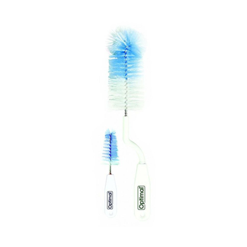 Optimal Blue Rotary Bottle & Nipple Brush Set
