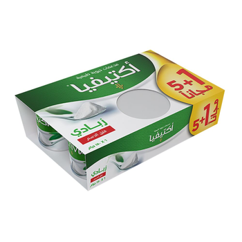 اكتيفيا زبادي قليل الدسم 6×150جرام