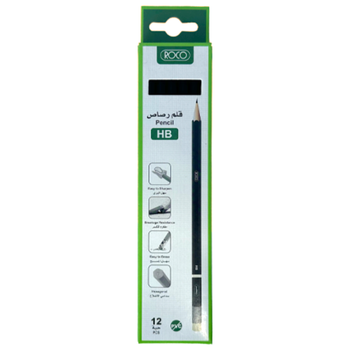 Roco HB Black Pencils 12 Pieces