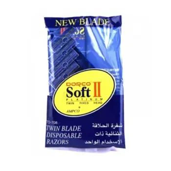 Dorco Soft II Twin Blade Razors 5 Pieces