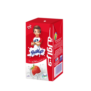 صافيو حليب الفراولة 140مل