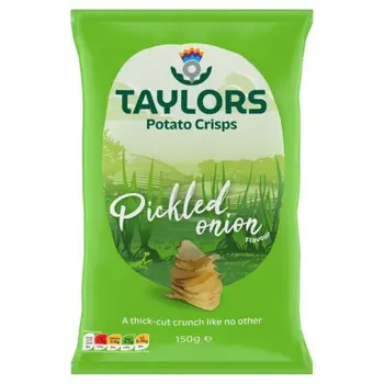 Taylors Pickled Onion Flavour Potato Crisps 150g