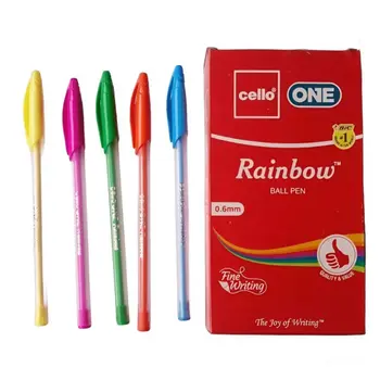 Cello ONE Rainbow Ballpen Assorted 50 Pieces