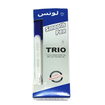 Lotus Trio Smooth Pen 10 Pieces