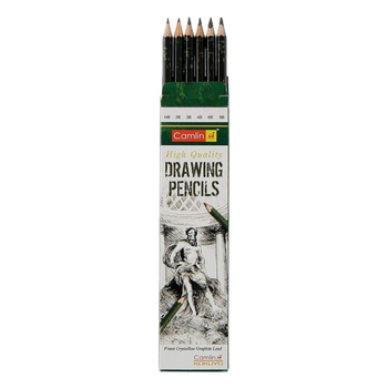 Camlin High-Quality Drawing Pencils 6 Pieces
