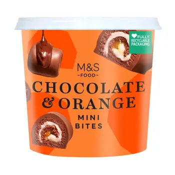 ام اند اس قطع صغيرة بالشوكولاتة والبرتقال 1قطعة
