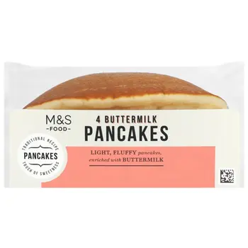 M&S Food Buttermilk Pancakes 4 Pieces