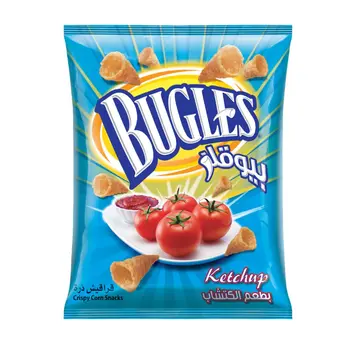 بيوقلز قراقيش ذرة بنكهة الكاتشب 15جرام