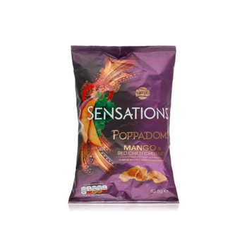 Walkers Sensations Mango & Red Chilli Poppadoms 82.5g