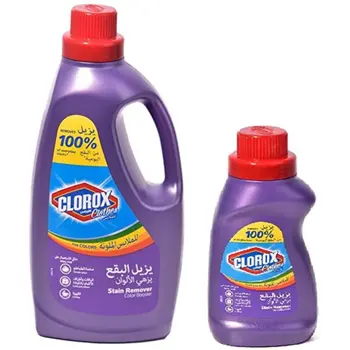 كلوركس قماش مزيل البقع برائحة الزهور 3 لتر + مجاني1قطعة