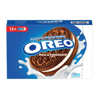 Oreo Milk & Chocolate Biscuits 12x36.8g