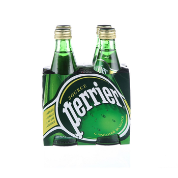Perrier Natural Sparkling Mineral Water 4x330ml