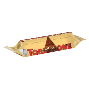 Toblerone Milk Chocolate with Honey & Almond Nougat 35g