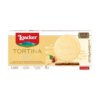 Loacker Tortina White Chocolate Hazelnut 125g