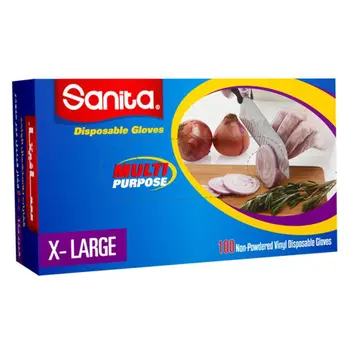 سانيتا قفازات كبير جدا 100 قطعة