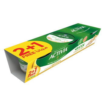 Activia Greek Yogurt Cereal Oat 3×150g