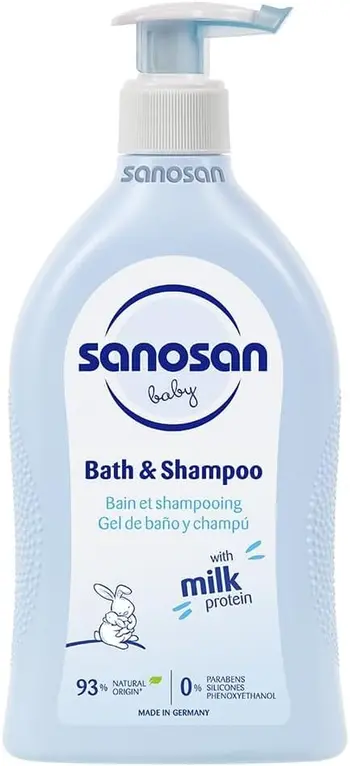 Sanosan Baby Bath & Shampoo 500Ml 1