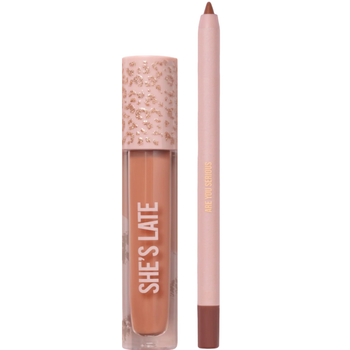 BCR Lip Pencil+Lipgloss #She'S Late 1Packet