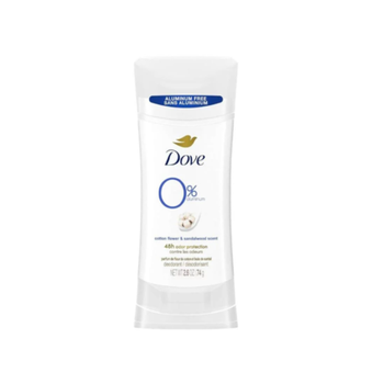 Dove 0%Aluminum Cotton Flower & Sandalwood Scent 74g