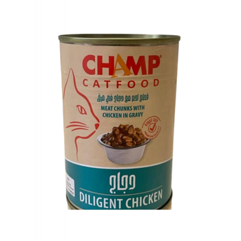 تشامب طعام رطب للقطط بالدجاج 415جرام