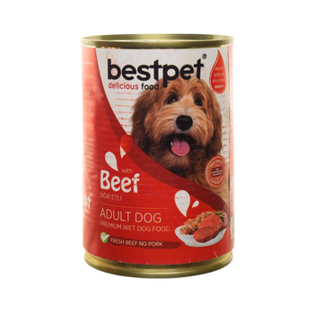 Bestpet Beef in Gravy Canned Wet Food for Dogs 400g