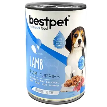 Bestpet Lamb in Gravy Canned Wet Food for Puppy 400g