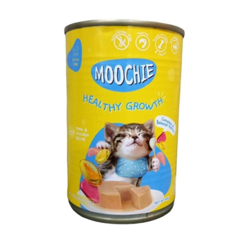 موتشي طعام رطب لنمو صحي للقطط الصغيرة بالتونة والدجاج 400جرام