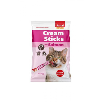 سانال وجبة كريمية للقطط بنكهة السلمون 70جرام