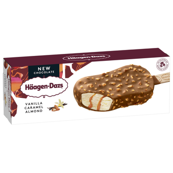 هاجن داز فانيلا كراميل باللوز بار 80مل