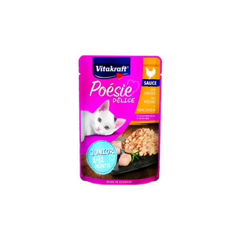 Vitakraft Poesie Delice Chicken Wet Food for Kittens 85g