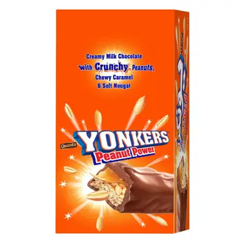 Yonkers Chocolate With Peanut Bar 12×28g