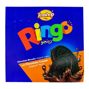 Teashop Ringo Chocolate Biscuits 16x38g