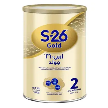 اس 26 بروميل جولد تركيبة لمتابعة تغذية الرضع المرحلة 2 1.8كيلو