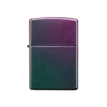 Zippo Classic Regular Iridescent Rectangular Windproof Lighter Turquoise and Violet Ombre 5.72 x 1.27 x 3.81 cm 1517210645 *(96257) 0.077Kg