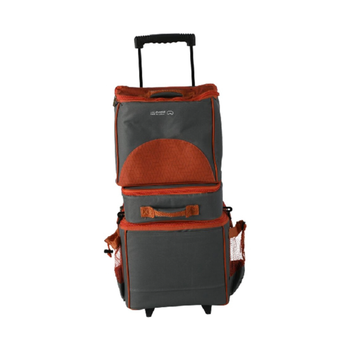 Kadi 3-In-1 Zipper Closure Waterproof Multi Trolley Bag Orange and Grey 33 x 44 x 41 cm CMI-PIB127 *(70575) 3.54Kg