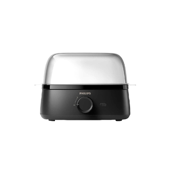 Philips 400W 3000-Series Electric Egg Cooker Black and Clear 14 x 18.5 x 13.4 cm HD9137/91 *(93339) 0.84Kg