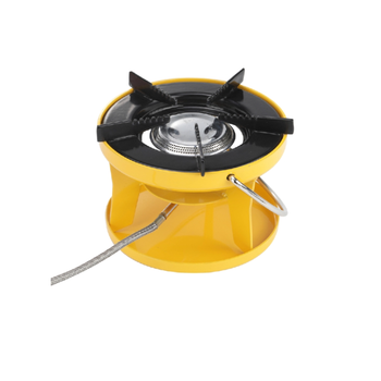Sanidi Durable and Portable Easy Attachment Gas Tank Stove Head with Key Yellow and Black 19 cm *(76726) 2.54Kg