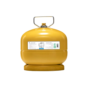 Sanidi Portable and Compact Refillable Camping Gas Tank Yellow 2 kg *(76712) 3.24Kg