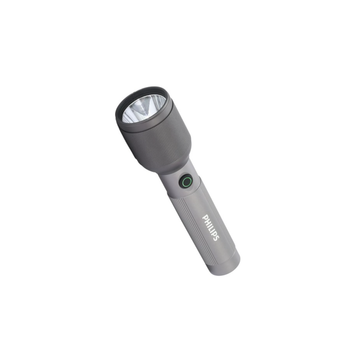 Philips 650 Lumens Aircraft Aluminium Alloy LED Rechargeable Flashlight Grey and Black 19.2 x 3.2 x 5 cm SFL2242/56 *(98773) 0.3Kg