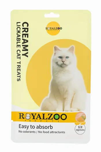 Royal Zoo Chicken Lickable Cat Treats 5x15g