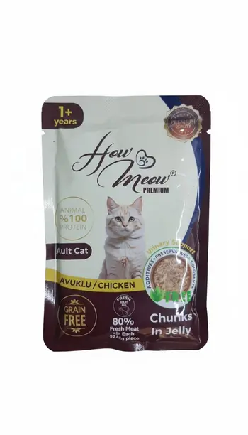 How Meow Premium Chicken Pouch 85g