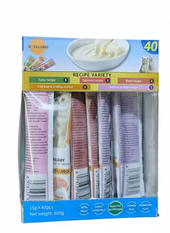 رويال زو مكافآت قطط متنوعة فاخرة 40×15جرام
