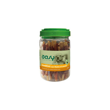 Oasy treat for dogs duck roll 350g