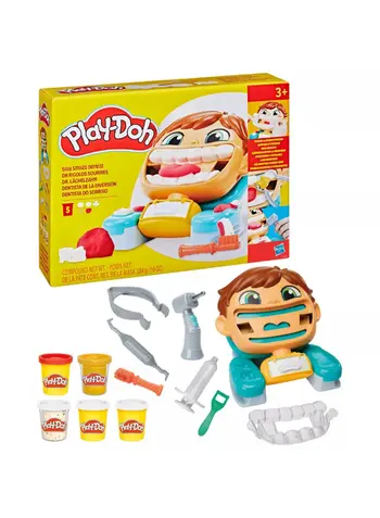 Hasbro Play-Doh Silly Smiles Dentist Play Set Multicolour 21.6 X 27.9 X 6.7 Cm Hpdg04905L0 *(101938) 1Piece