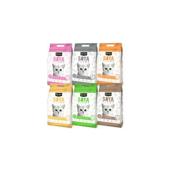 كت كات رمل الصويا عالي التكتل للقطط بروائح متعددة 7لتر