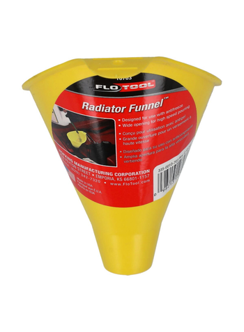 فلوتول قمع مانع تسرب من ، لون أصفر 5×6×5 1قطعة