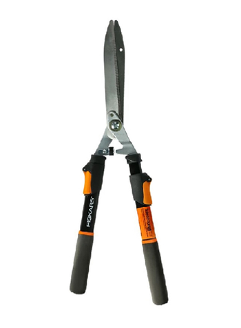 فيسكارس باور ليفل مقص سياج مزود بشفرات مسننة باللونين الأسود والبرتقالي بطول 10 بوصة. 1قطعة