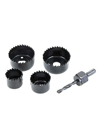 تاكتيكس طقم منشار قطع ثقب اسود 12.6×3.2×18.8 سم 5قطع